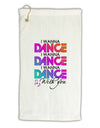 I Wanna Dance With You Micro Terry Gromet Golf Towel 16 x 25 inch-Golf Towel-TooLoud-White-Davson Sales