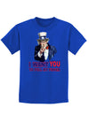 I Want You to Pull My Finger Childrens Dark T-Shirt-Childrens T-Shirt-TooLoud-Royal-Blue-X-Small-Davson Sales