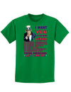 I Want You to Stop Being Afraid Childrens Dark T-Shirt-Childrens T-Shirt-TooLoud-Kelly-Green-X-Small-Davson Sales