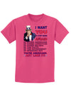 I Want You to Stop Being Afraid Childrens Dark T-Shirt-Childrens T-Shirt-TooLoud-Sangria-X-Small-Davson Sales