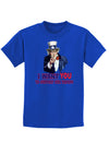 I Want You to Support Our Troops Childrens Dark T-Shirt-Childrens T-Shirt-TooLoud-Royal-Blue-X-Small-Davson Sales