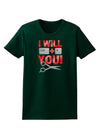 I Will Ctrl X You Womens Dark T-Shirt-TooLoud-Forest-Green-Small-Davson Sales