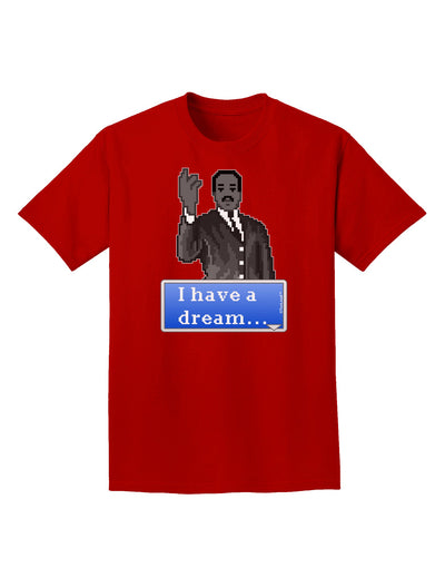 I have a Dream Pixel Art Adult Dark T-Shirt by TooLoud-Mens T-Shirt-TooLoud-Red-Small-Davson Sales