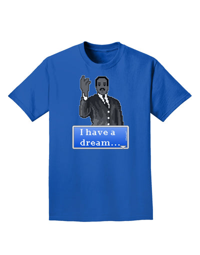 I have a Dream Pixel Art Adult Dark T-Shirt by TooLoud-Mens T-Shirt-TooLoud-Royal-Blue-Small-Davson Sales