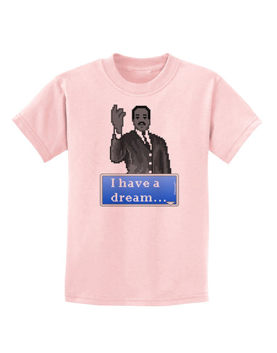 I have a Dream Pixel Art Childrens T-Shirt by TooLoud-Childrens T-Shirt-TooLoud-PalePink-X-Small-Davson Sales