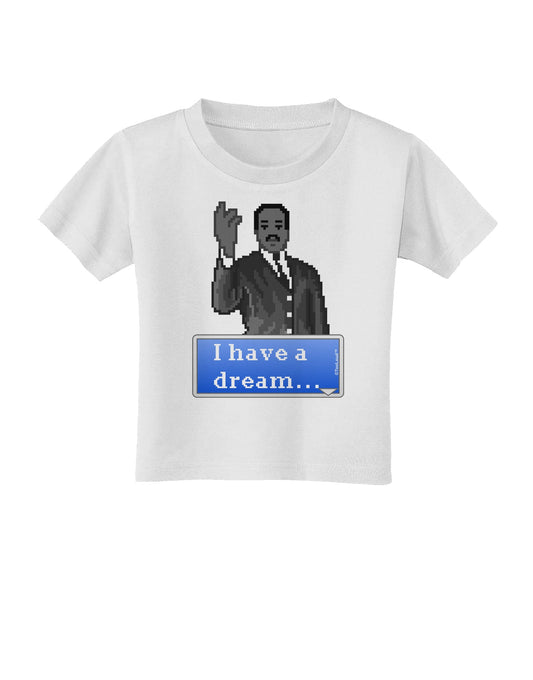 I have a Dream Pixel Art Toddler T-Shirt by TooLoud-Toddler T-Shirt-TooLoud-White-2T-Davson Sales