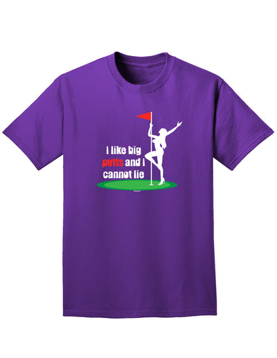 I like big putts and I cannot lie Adult Dark T-Shirt-Mens T-Shirt-TooLoud-Purple-Small-Davson Sales