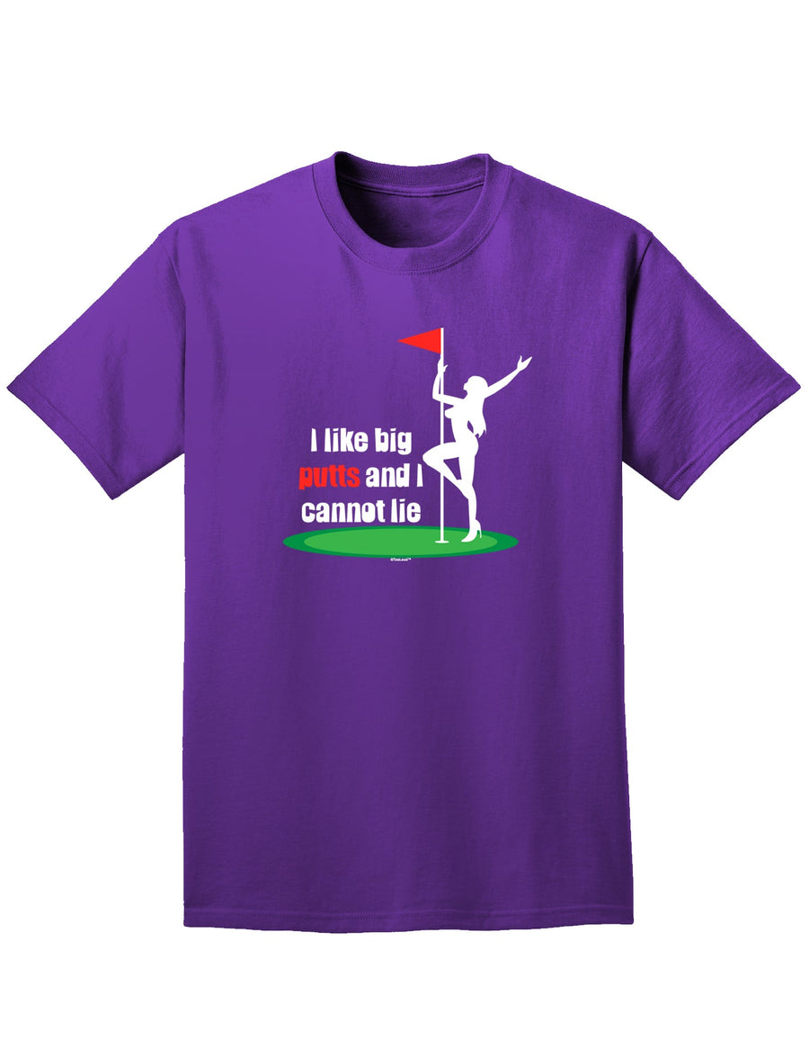 I like big putts and I cannot lie Adult Dark T-Shirt-Mens T-Shirt-TooLoud-Black-Small-Davson Sales