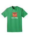 I love BBQ Ribs Adult Dark T-Shirt-Mens T-Shirt-TooLoud-Kelly-Green-Small-Davson Sales