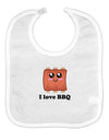 I love BBQ Ribs Baby Bib