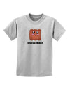 I love BBQ Ribs Childrens T-Shirt-Childrens T-Shirt-TooLoud-AshGray-X-Small-Davson Sales