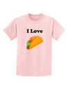 I love Tacos Childrens T-Shirt-Childrens T-Shirt-TooLoud-PalePink-X-Small-Davson Sales