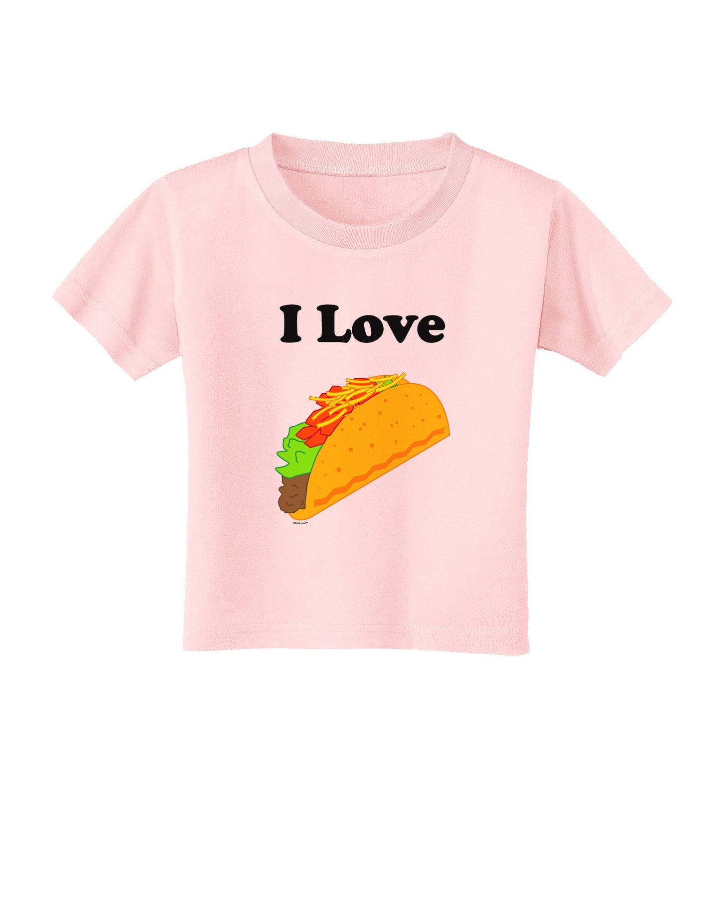 I love Tacos Toddler T-Shirt-Toddler T-Shirt-TooLoud-Light-Pink-2T-Davson Sales