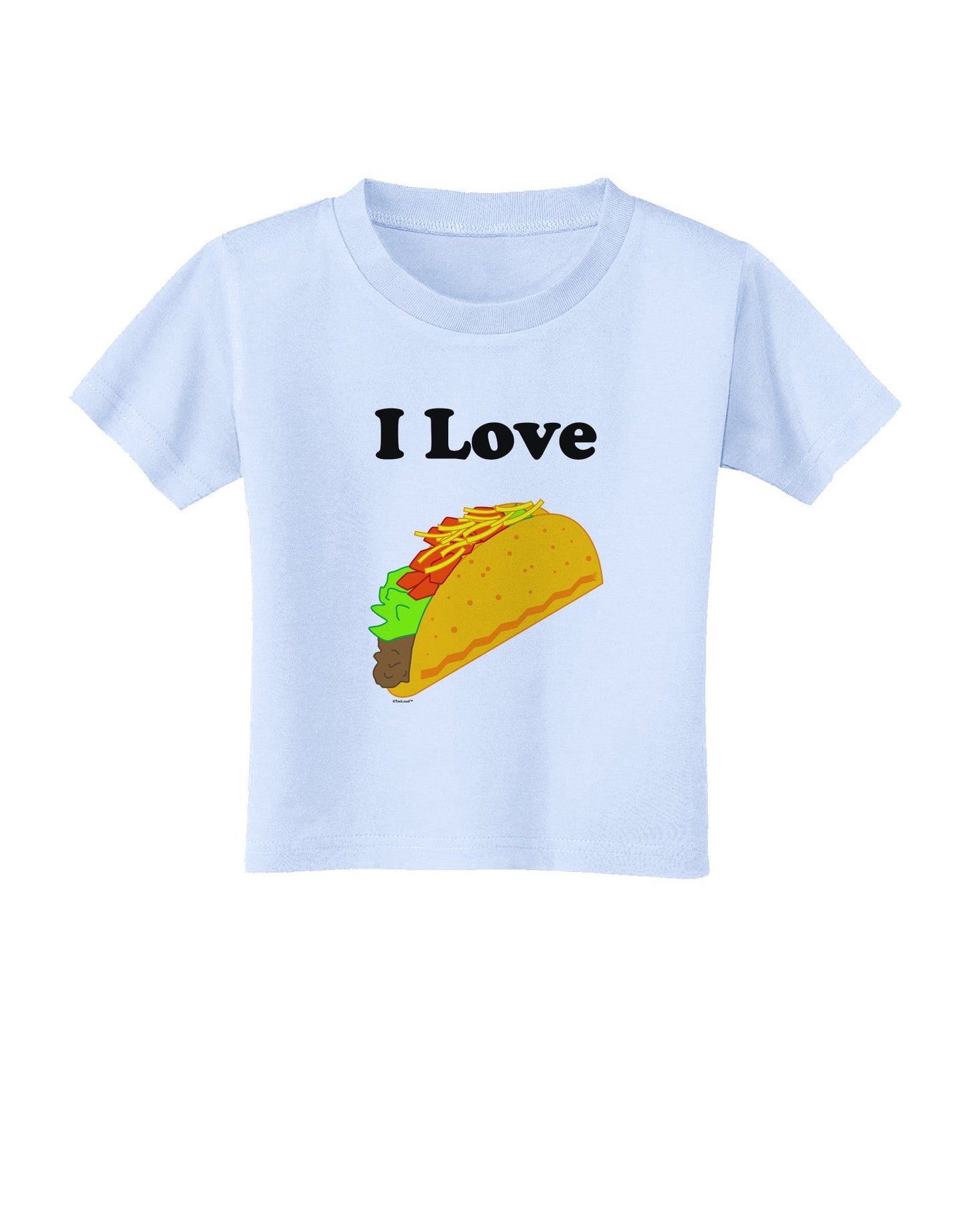 I love Tacos Toddler T-Shirt-Toddler T-Shirt-TooLoud-Light-Blue-2T-Davson Sales
