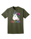 I love Unicorns Adult Dark T-Shirt-Mens T-Shirt-TooLoud-Military-Green-Small-Davson Sales