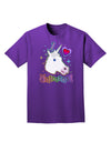 I love Unicorns Adult Dark T-Shirt-Mens T-Shirt-TooLoud-Purple-Small-Davson Sales