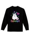 I love Unicorns Adult Long Sleeve Dark T-Shirt-TooLoud-Black-Small-Davson Sales