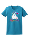 I love Unicorns Womens Dark T-Shirt-TooLoud-Turquoise-X-Small-Davson Sales