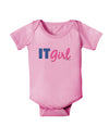 IT Girl Baby Romper Bodysuit-Baby Romper-TooLoud-Pink-06-Months-Davson Sales