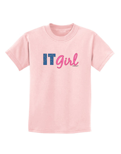 IT Girl Childrens T-Shirt-Childrens T-Shirt-TooLoud-PalePink-X-Small-Davson Sales