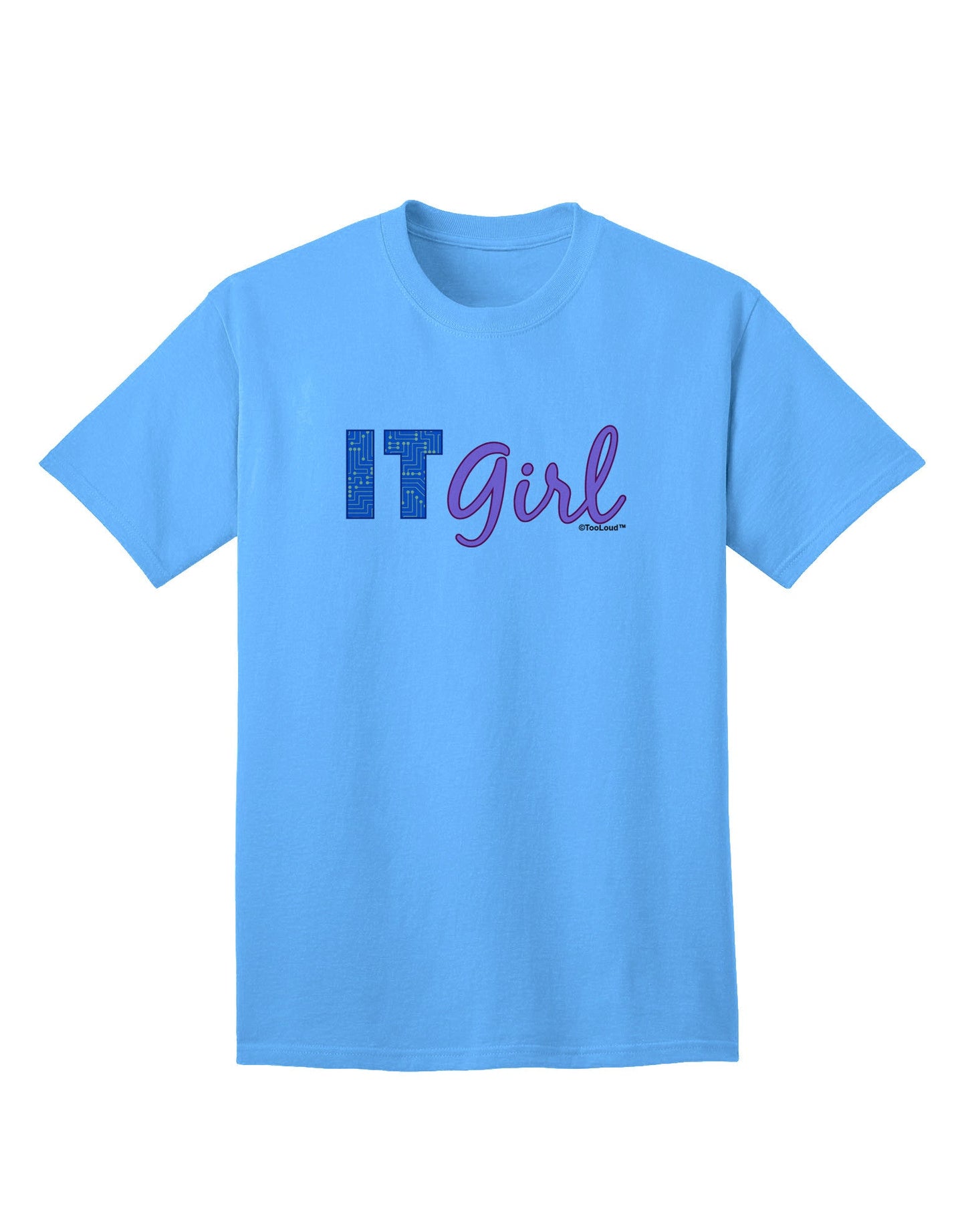 IT Girl - Premium Adult T-Shirt Collection-Mens T-shirts-TooLoud-Aquatic-Blue-Small-Davson Sales