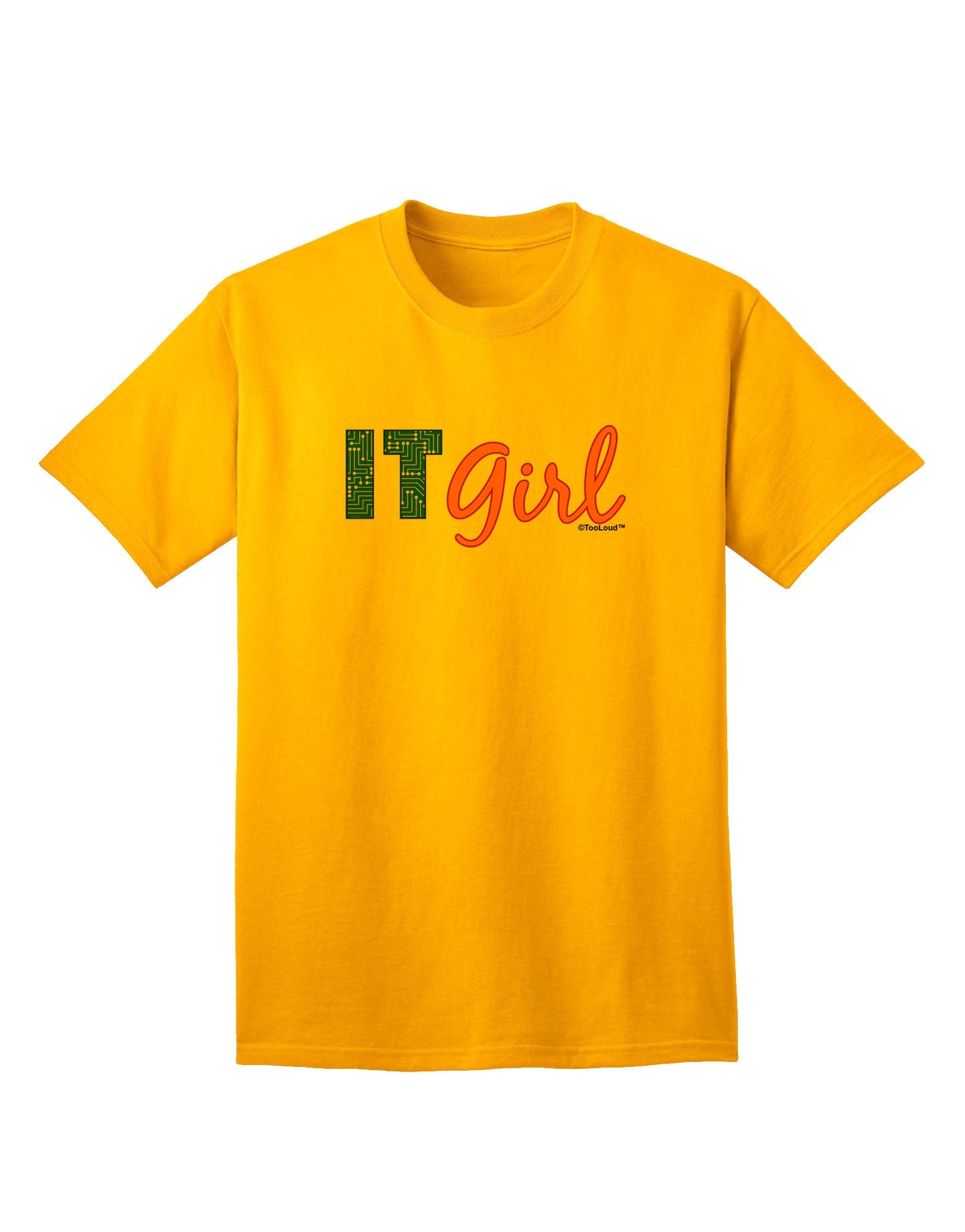 IT Girl - Premium Adult T-Shirt Collection-Mens T-shirts-TooLoud-Gold-Small-Davson Sales