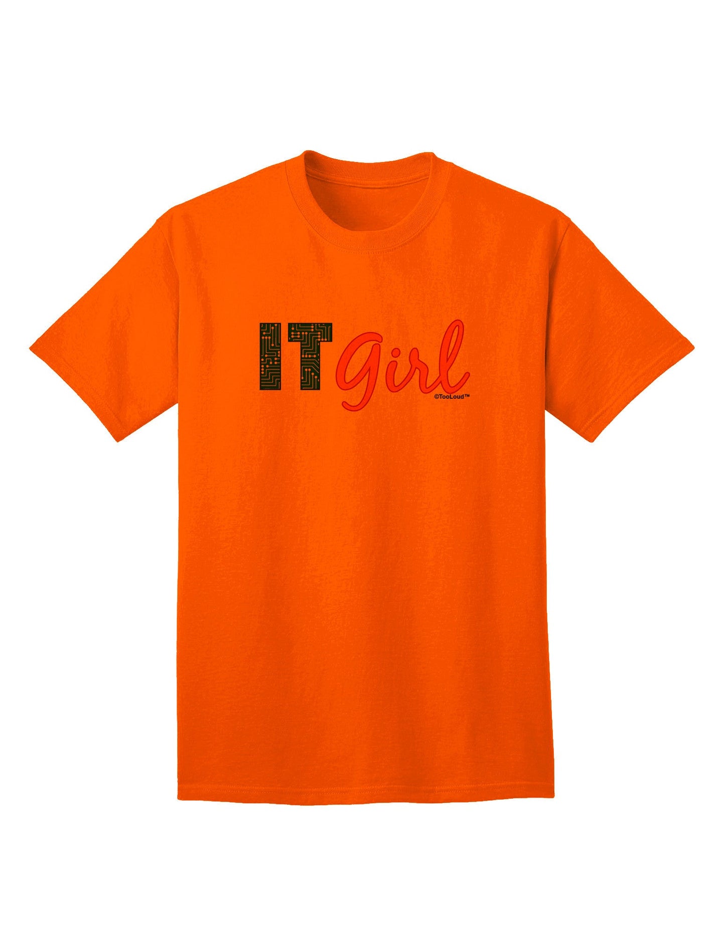 IT Girl - Premium Adult T-Shirt Collection-Mens T-shirts-TooLoud-Orange-Small-Davson Sales