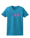 IT Girl Womens Dark T-Shirt-TooLoud-Turquoise-X-Small-Davson Sales