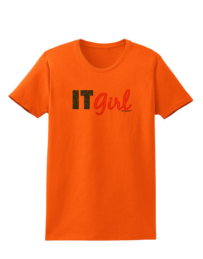 IT Girl Womens T-Shirt-Womens T-Shirt-TooLoud-Orange-X-Small-Davson Sales