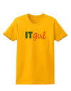 IT Girl Womens T-Shirt-Womens T-Shirt-TooLoud-Gold-X-Small-Davson Sales