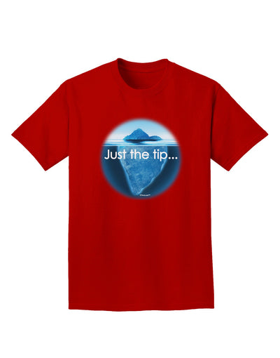 Iceberg Just the Tip Adult Dark T-Shirt-Mens T-Shirt-TooLoud-Red-Small-Davson Sales