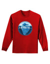 Iceberg Just the Tip Adult Long Sleeve Dark T-Shirt-TooLoud-Red-Small-Davson Sales