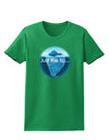 Iceberg Just the Tip Womens Dark T-Shirt-TooLoud-Kelly-Green-X-Small-Davson Sales