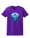 Iceberg Just the Tip Womens Dark T-Shirt-TooLoud-Purple-X-Small-Davson Sales