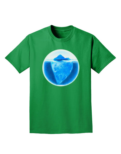 Iceberg Watercolor Adult Dark T-Shirt-Mens T-Shirt-TooLoud-Kelly-Green-Small-Davson Sales