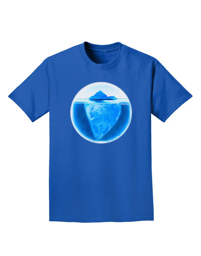 Iceberg Watercolor Adult Dark T-Shirt-Mens T-Shirt-TooLoud-Royal-Blue-Small-Davson Sales