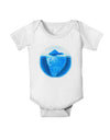 Iceberg Watercolor Baby Romper Bodysuit-Baby Romper-TooLoud-White-06-Months-Davson Sales