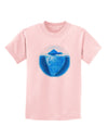 Iceberg Watercolor Childrens T-Shirt-Childrens T-Shirt-TooLoud-PalePink-X-Small-Davson Sales