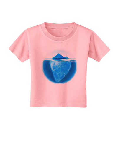 Iceberg Watercolor Toddler T-Shirt-Toddler T-Shirt-TooLoud-Candy-Pink-2T-Davson Sales