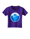 Iceberg Watercolor Toddler T-Shirt Dark-Toddler T-Shirt-TooLoud-Purple-2T-Davson Sales