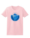 Iceberg Watercolor Womens T-Shirt-Womens T-Shirt-TooLoud-PalePink-X-Small-Davson Sales