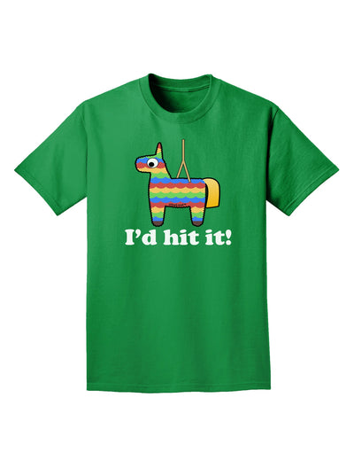 I'd Hit it - Funny Pinata Design Adult Dark T-Shirt-Mens T-Shirt-TooLoud-Kelly-Green-Small-Davson Sales