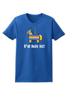 I'd Hit it - Funny Pinata Design Womens Dark T-Shirt-TooLoud-Royal-Blue-X-Small-Davson Sales