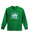 I'd Rather Be At The Beach Adult Long Sleeve Dark T-Shirt-TooLoud-Kelly-Green-Small-Davson Sales