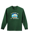 I'd Rather Be At The Beach Adult Long Sleeve Dark T-Shirt-TooLoud-Dark-Green-Small-Davson Sales