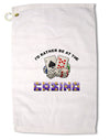 I'd Rather Be At The Casino Funny Premium Cotton Golf Towel - 16 x 25 inch by TooLoud-Golf Towel-TooLoud-16x25"-Davson Sales