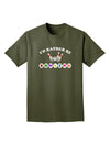 I'd Rather Be Bowling Adult Dark T-Shirt-Mens T-Shirt-TooLoud-Military-Green-Small-Davson Sales