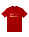 I'd Rather Be Fishing Adult Dark T-Shirt-Mens T-Shirt-TooLoud-Red-Small-Davson Sales