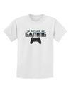 I'd Rather Be Gaming Childrens T-Shirt-Childrens T-Shirt-TooLoud-White-X-Small-Davson Sales