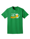 I'd Rather Be Having A Beer Adult Dark T-Shirt-Mens T-Shirt-TooLoud-Kelly-Green-Small-Davson Sales